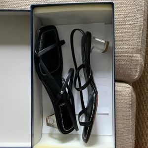 Polo Mis Lucite black sandal